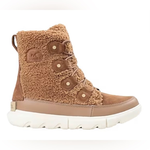 Sorel Shoes - NWT EXPLORER™ II JOAN COZY SHERPA WINTER BOOT Delta Fawn Taupe Tan | Size 8.5